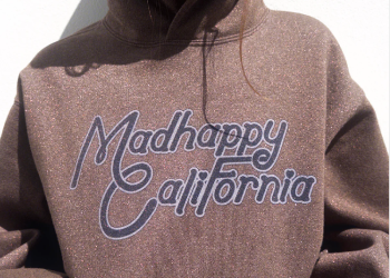 Madhappy Glitter Brown California Midweight Hoodie